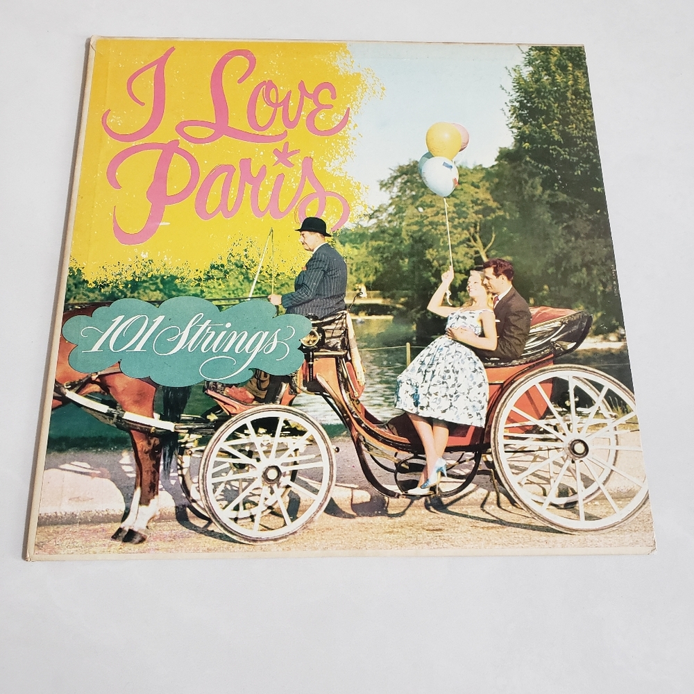 I Love Paris by 101 Strings vintage vinyl record